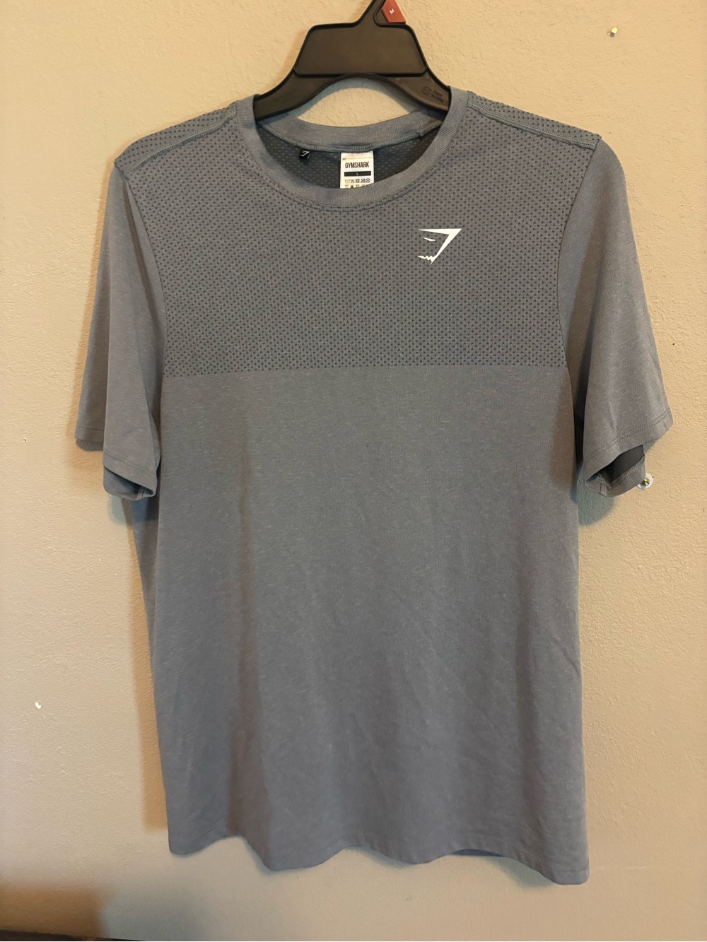 Gymshark Men’s Light Grey Short Sleeve Performance Tee